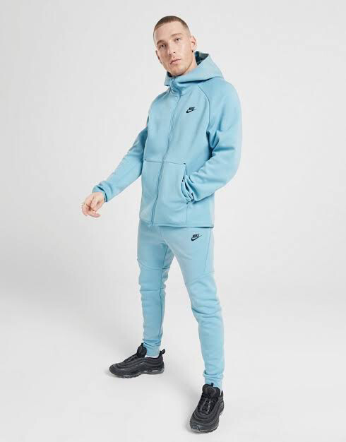 light blue tech fleece